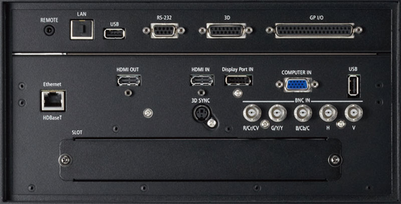 NEC激光工程機PH1002HL+接口細節(jié)